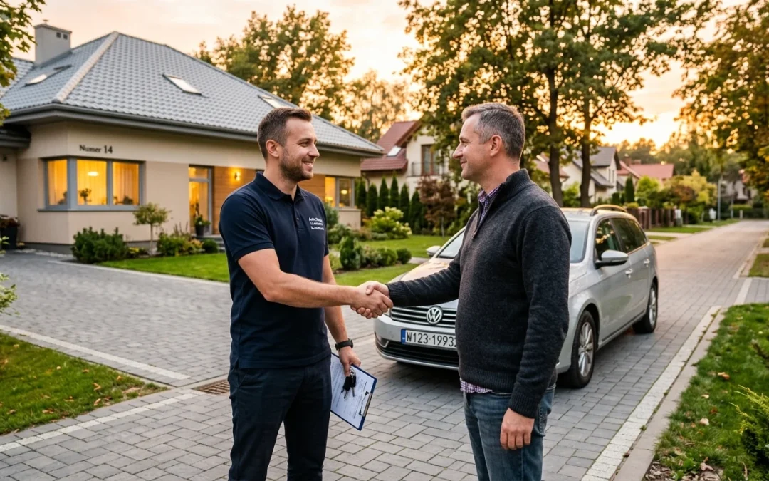 Darmowy odbiór auta z posesji w Łomiankach i Kiełpinie – jak działa nasz skup?